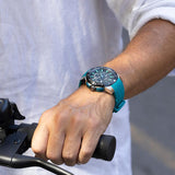 Relógio Festina Chrono Bike F20642/3 Preto com Bracelete de Borracha, Masculino.