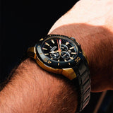 Relógio festina edições especiais f20644/1 preto pulseira de aço inoxidável 316l, homem.