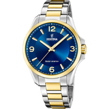 Festina Energia Solar F20657/4 Azul Aço Inoxidável 316L, Homem