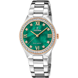 Festina energia solar F20658/3 verde aço inoxidável 316L, senhora