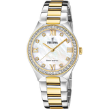 Festina Energia Solar F20659/1 Creme Aço Inoxidável 316L, Mulher