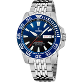 Relógio festina f20661/1 azul pulsera de 316l de aço inoxidável, homem