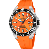 Relógio Festina The Originals F20664/4 Laranja Pulseira de Borracha, Homem