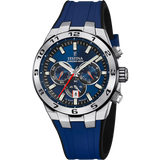 Relógio para homem Festina Chrono Bike azul com bracelete de borracha F20671/1