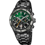 Relógio Festina Chrono Bike F20673/2 Verde Pulseira de Aço Inoxidável 316L, Homem