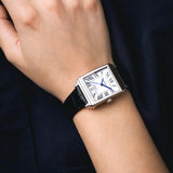 Relógio Festina F20682/3 Prata Cinza Pulseira de Couro, Mulher