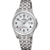 Relógio Festina F20697/1 Branco Pulseira de Titânio, Mulher