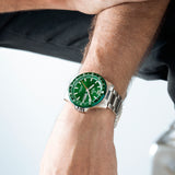 Relógio festina f20698/3 verde pulsera de titânio, homem_LIFESTYLE