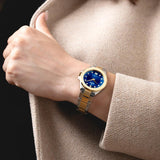 Relógio Festina Mademoiselle F20702/3 Azul Pulseira de 316L de Aço Inoxidável, Mulher