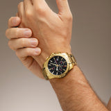 Relógio festina timeless chronograph f20705/4 preto pulsera de de aço inoxidável, homem_LIFESTYLE