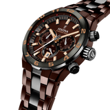 Relógio festina special edition f20708/1 castanho pulsera de 316l de aço inoxidável, homem_ARTISTIC