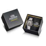Relógio masculino festina chrono bike f20726/1 marrom pulseira de borracha_ARTISTIC