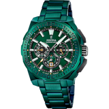 Relógio masculino festina chrono bike edição especial f20730/1 verde pulseira de aço_PRODUCT
