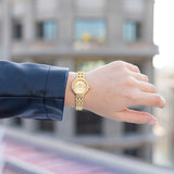 Relógio festina mademoiselle f20745/2 dourado pulsera de de aço inoxidável, mulher_LIFESTYLE