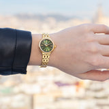 Relógio festina mademoiselle f20745/3 verde pulsera de de aço inoxidável, mulher_LIFESTYLE