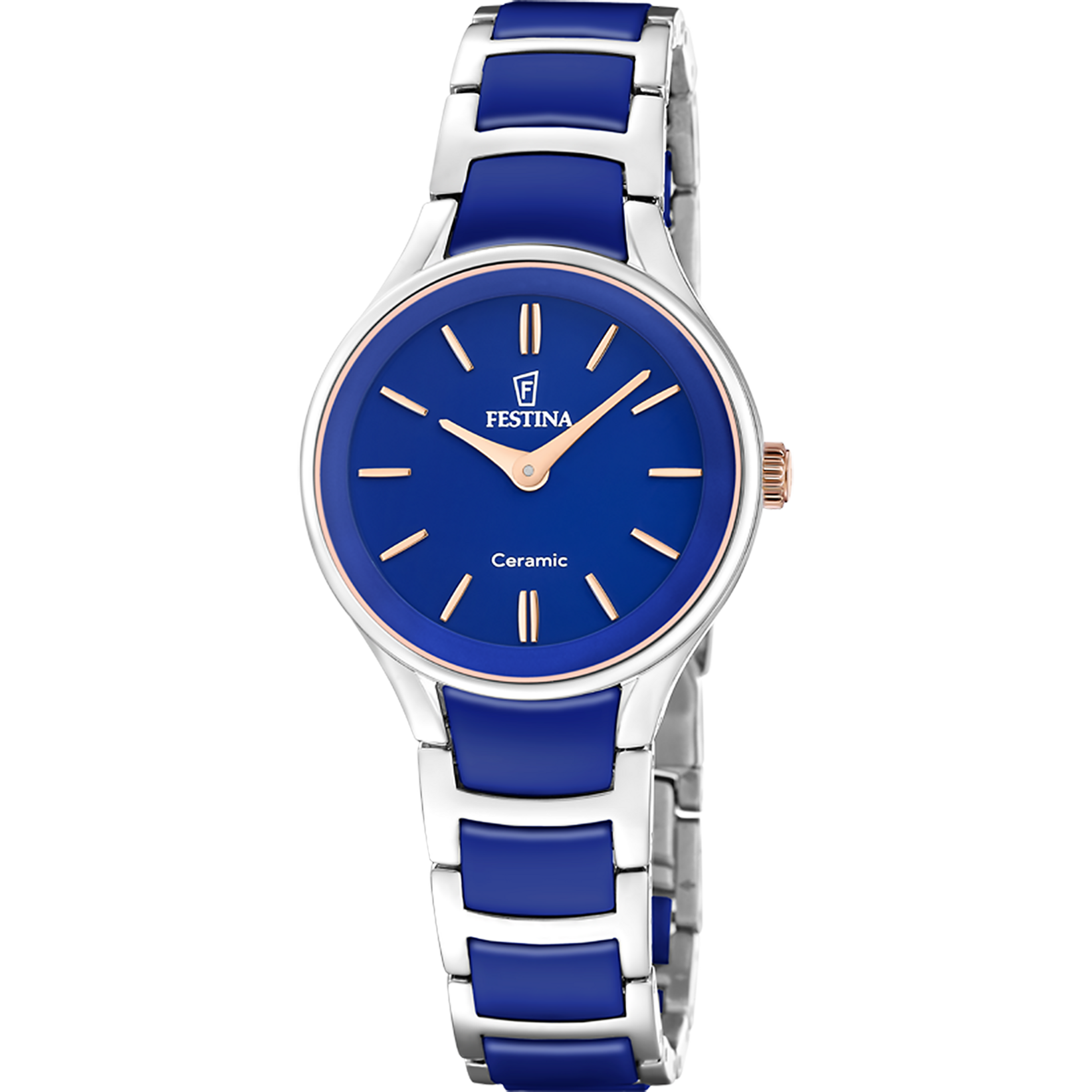 Relógio festina ceramic f20752/5 azul pulsera de de aço inoxidável, mulher_PRODUCT