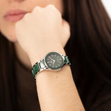 Relógio festina ceramic f20752/6 verde pulsera de de aço inoxidável, mulher_LIFESTYLE