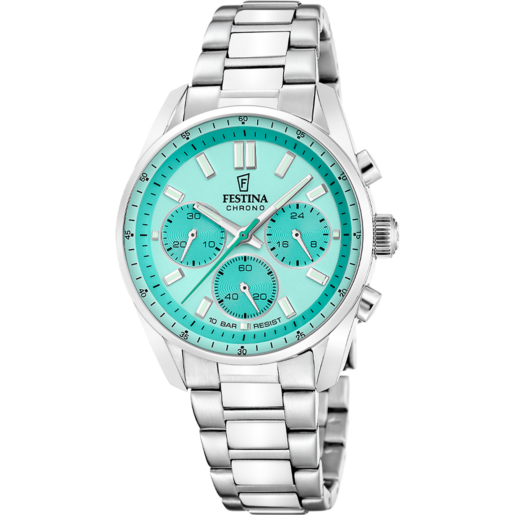Festina boyfriend f20753/3 verde de aço inoxidável, unisex_PRODUCT