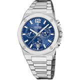 Relógio festina swiss made vallée f22002/2 azul pulsera de de aço inoxidável, homem_PRODUCT