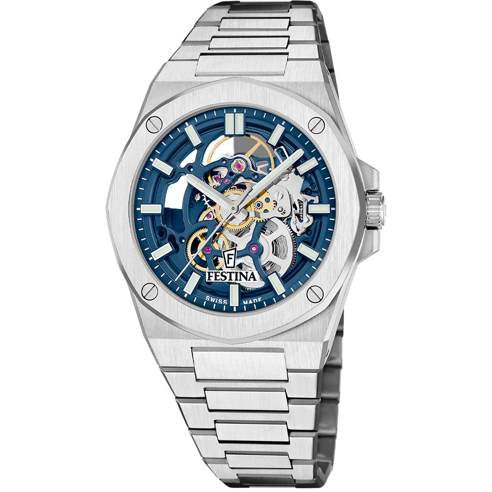 Relógio festina swiss made f22006/2 azul homem_PRODUCT
