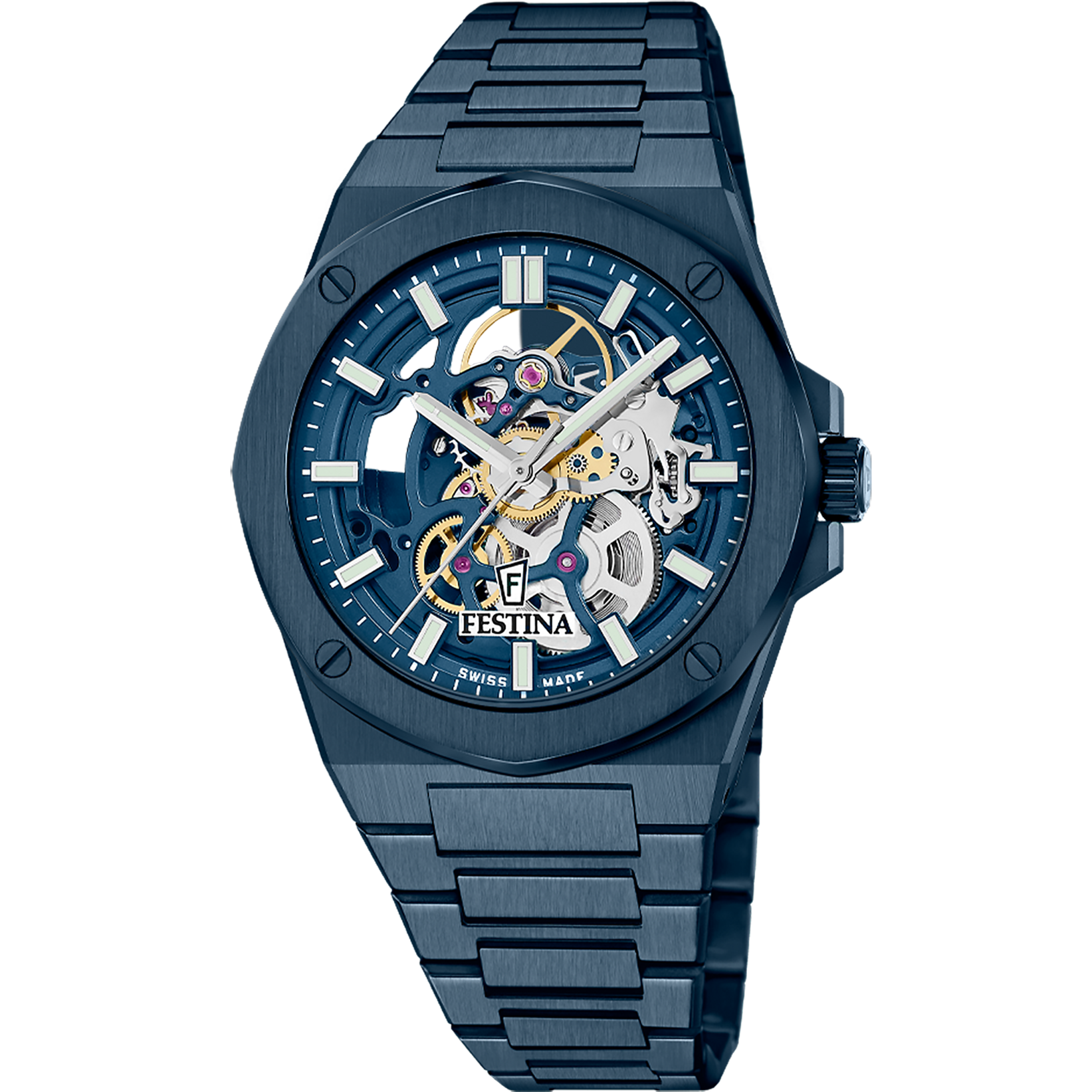 Relógio festina swiss made f22010/1 azul homem_PRODUCT