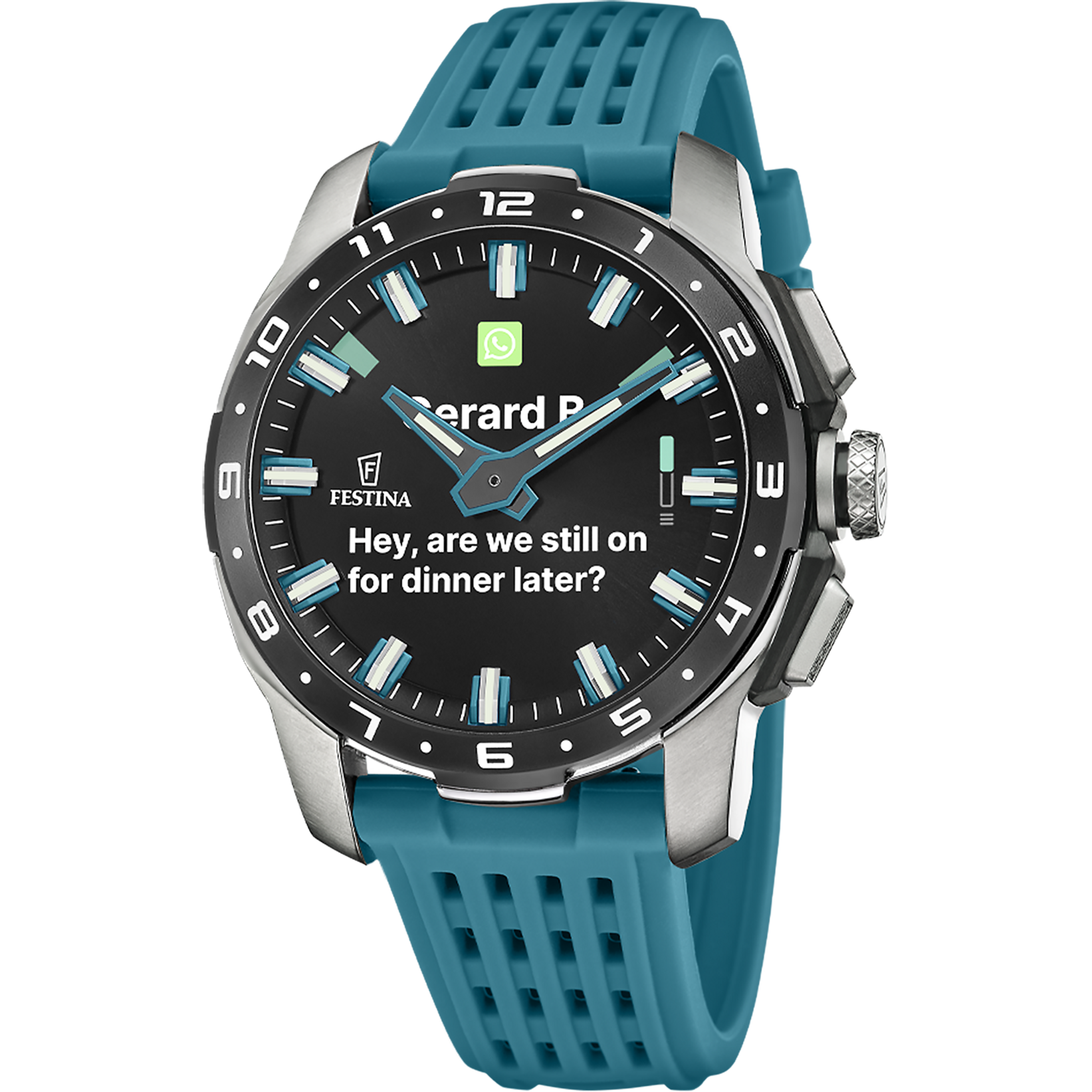 Festina connected full d turquesa para homem_PRODUCT