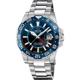Relógio masculino jaguar ceramic gmt de cor azul j1011/2
