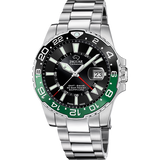 Relógio masculino jaguar ceramic gmt de cor verde j1011/5