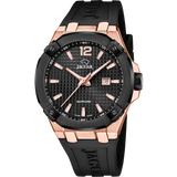 Relógio suíço jaguar diplomatic de cor preta j1013/1_PRODUCT
