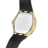 Relógio jaguar swiss made j1018/2 bege pulsera de borracha, mulher_ARTISTIC
