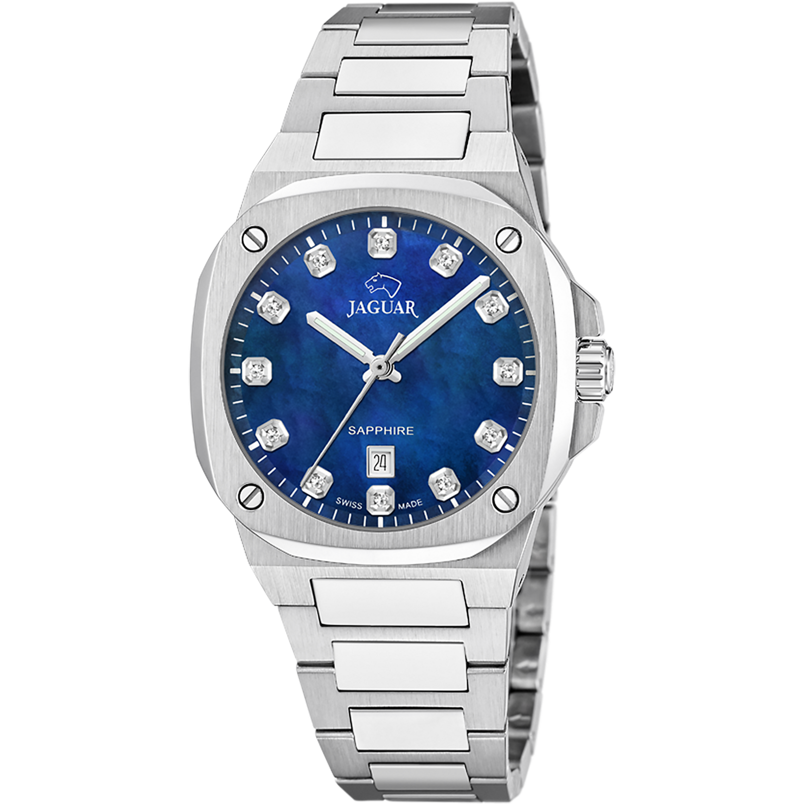 Relógio de mulher jaguar swiss made rondcarre j1027/7_PRODUCT