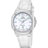 Relógio jaguar swiss made j1032/1 bege pulsera de couro, mulher_PRODUCT