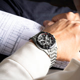 Relógio jaguar swiss made special edition j1034/1 preto pulsera de 316l de aço inoxidável, homem_LIFESTYLE