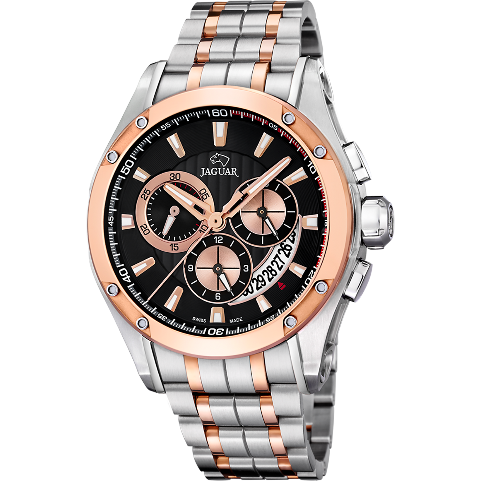 Relógio jaguar swiss made j1035/1 preto homem_PRODUCT