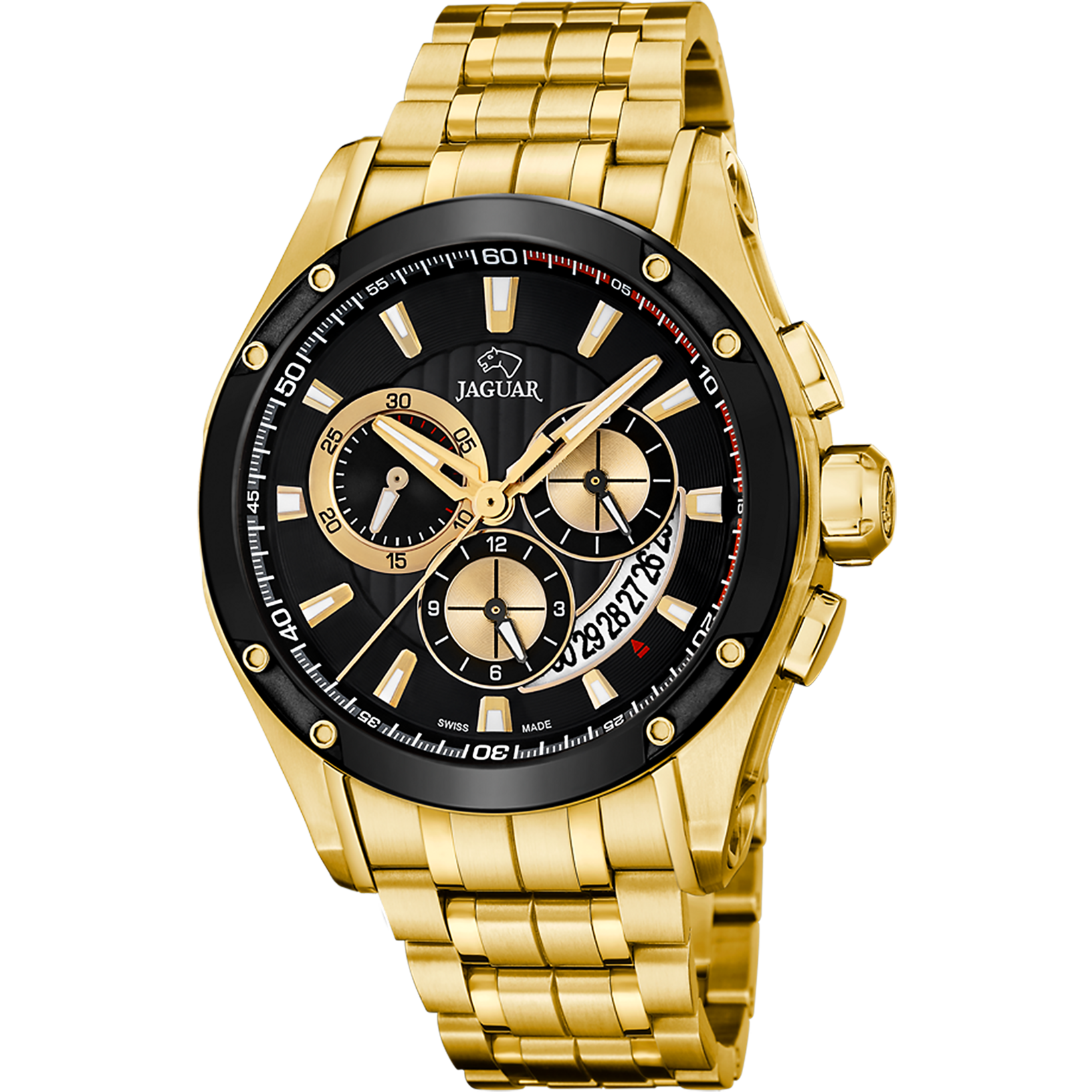 Relógio jaguar swiss made j1036/1 dourado homem_PRODUCT