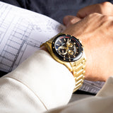 Relógio jaguar swiss made j1036/1 dourado homem_LIFESTYLE