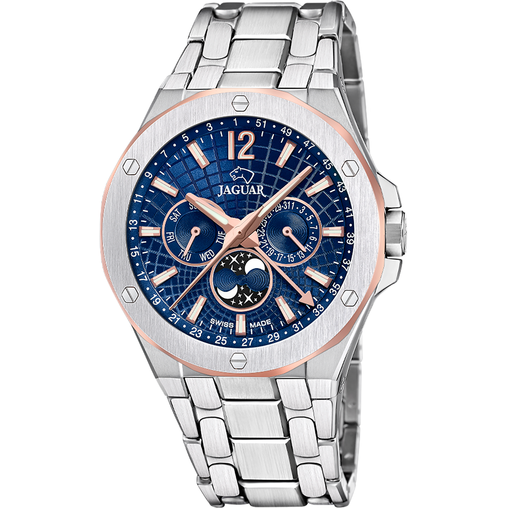Relógio jaguar swiss made j1039/2 azul homem_PRODUCT