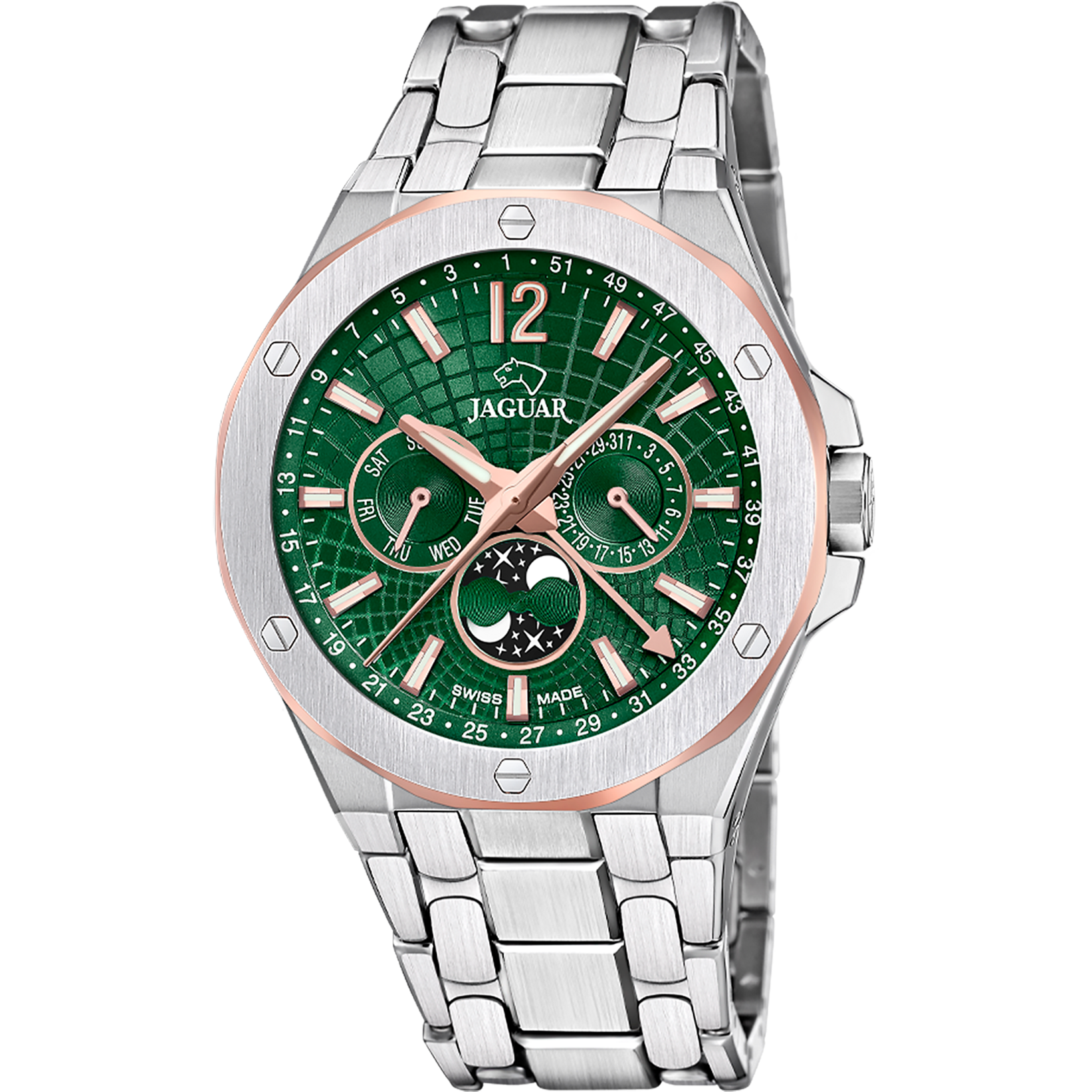 Relógio jaguar swiss made j1039/3 verde homem_PRODUCT