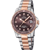 Relógio feminino jaguar couple diver de cor marrom j871/2_PRODUCT