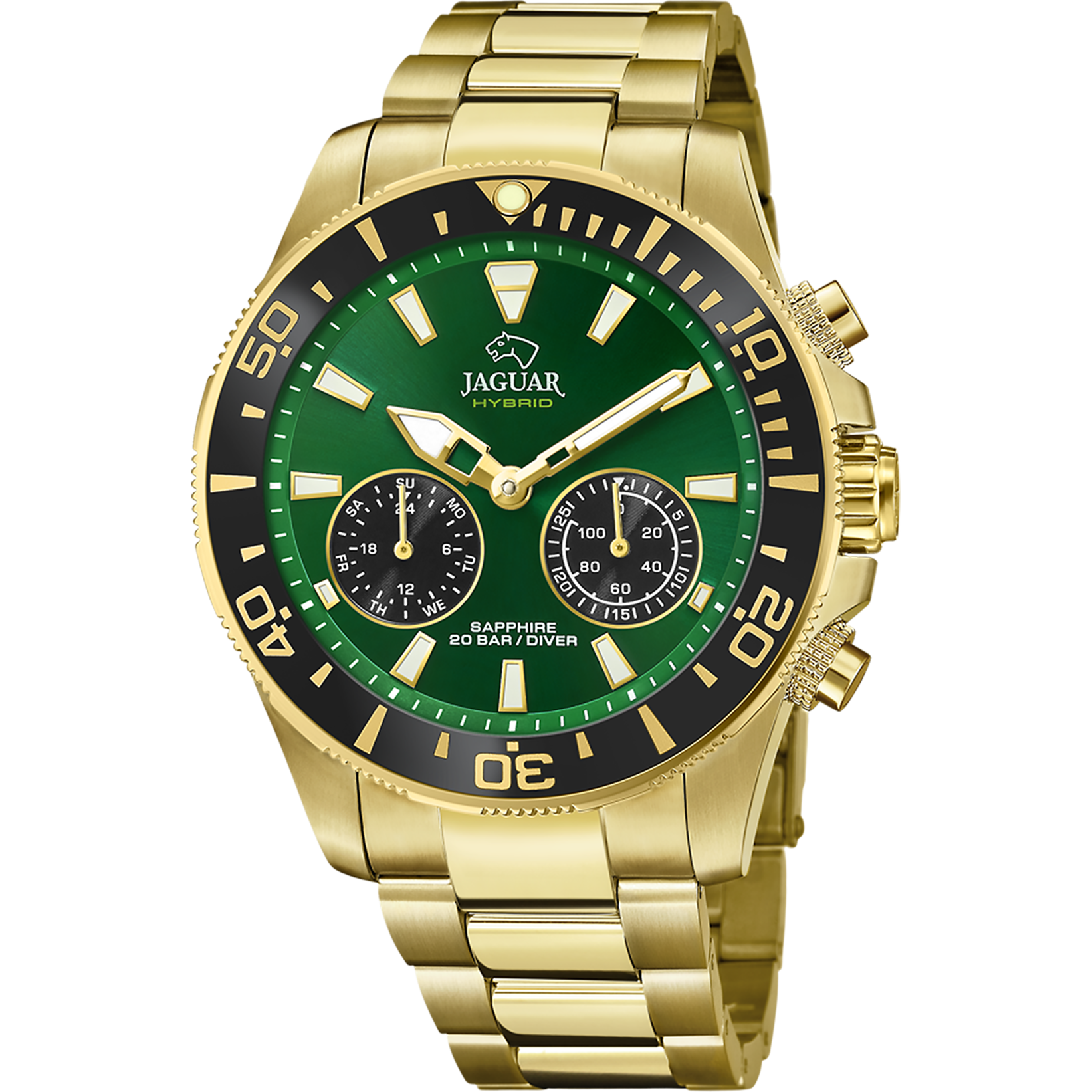 Relógio masculino jaguar connected men de cor verde j899/1_PRODUCT