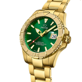 Relógio masculino jaguar couple diver de cor verde j971/1