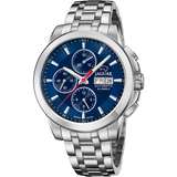 Relógio masculino jaguar le chronographe de cor azul j978/6