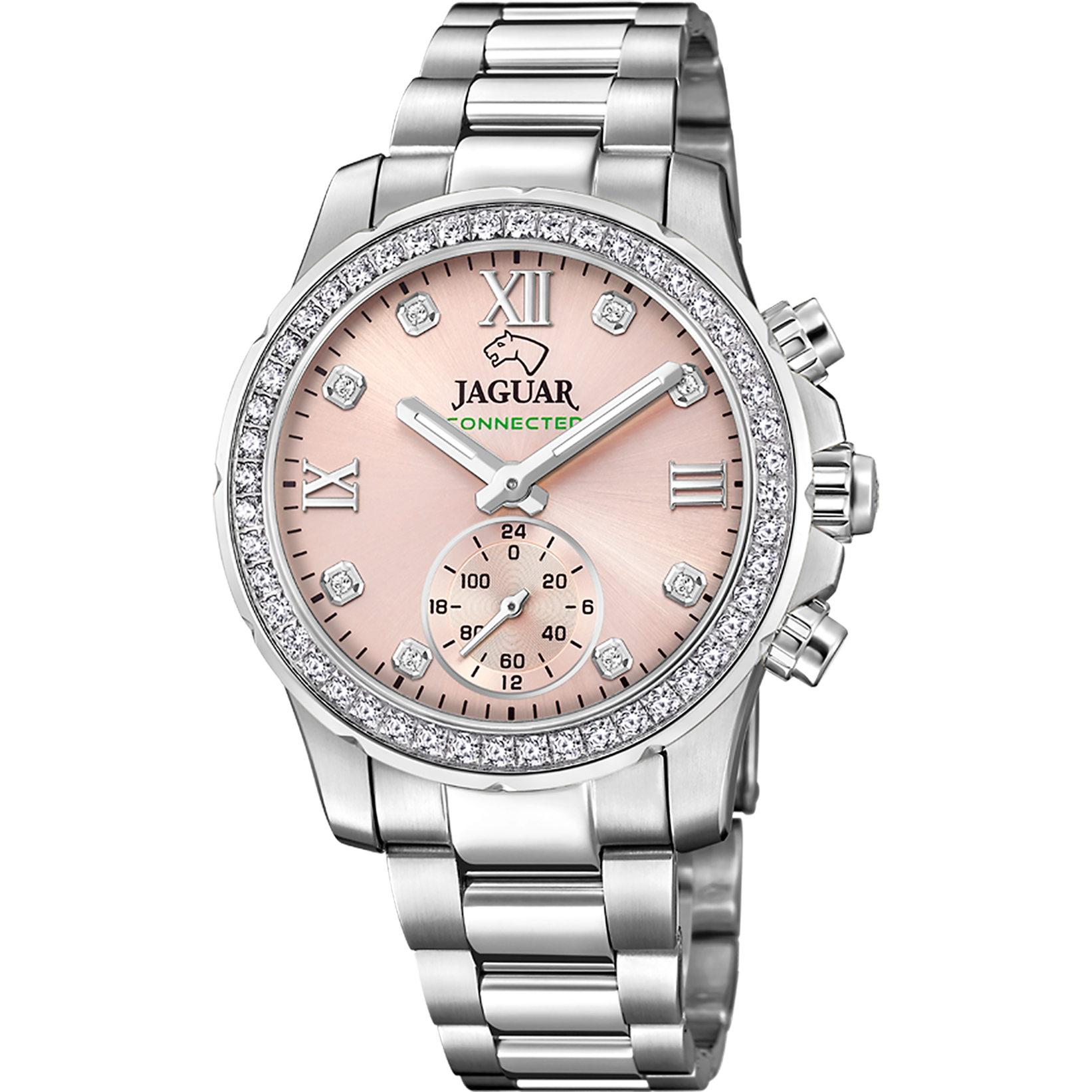 Relógio feminino jaguar connected lady de cor rosa j980/2_PRODUCT
