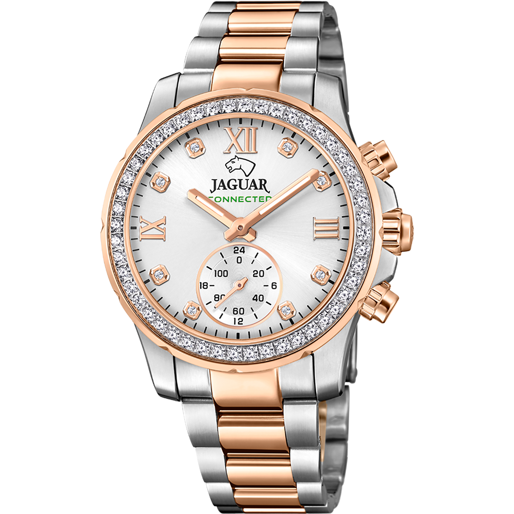 Relógio feminino jaguar connected lady de cor prateada j981/2_PRODUCT