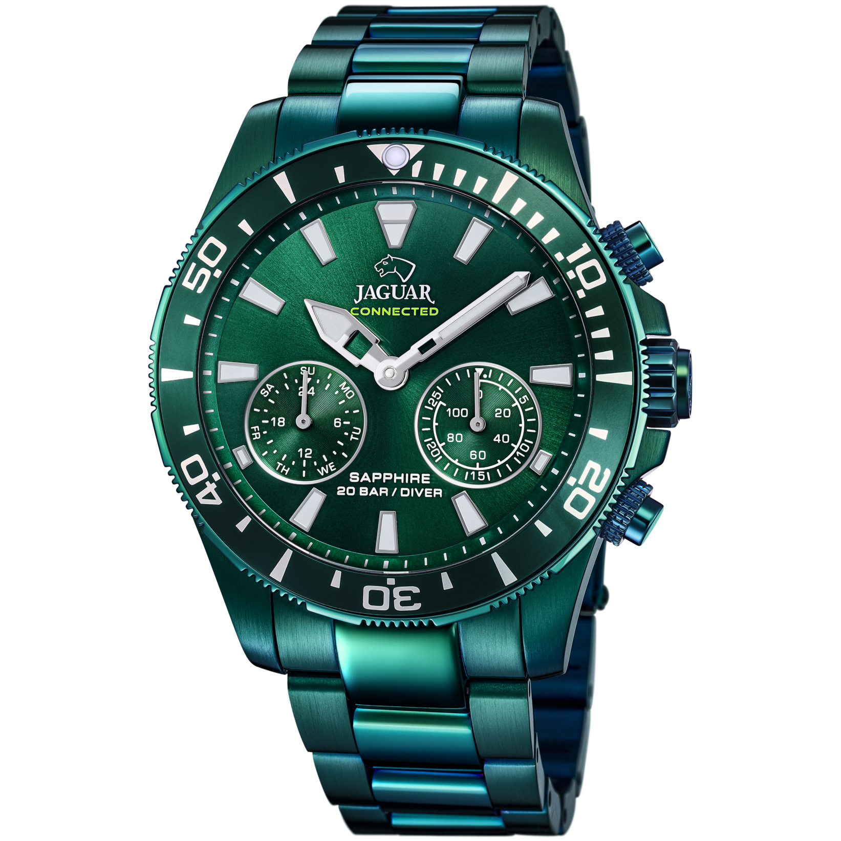 Relógio jaguar connected j990/a verde pulsera de de aço inoxidável, homem_PRODUCT