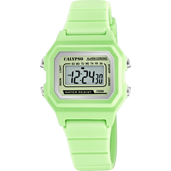 Relógio Calypso K5802/1 Digital Pulsera De Borracha, Kids