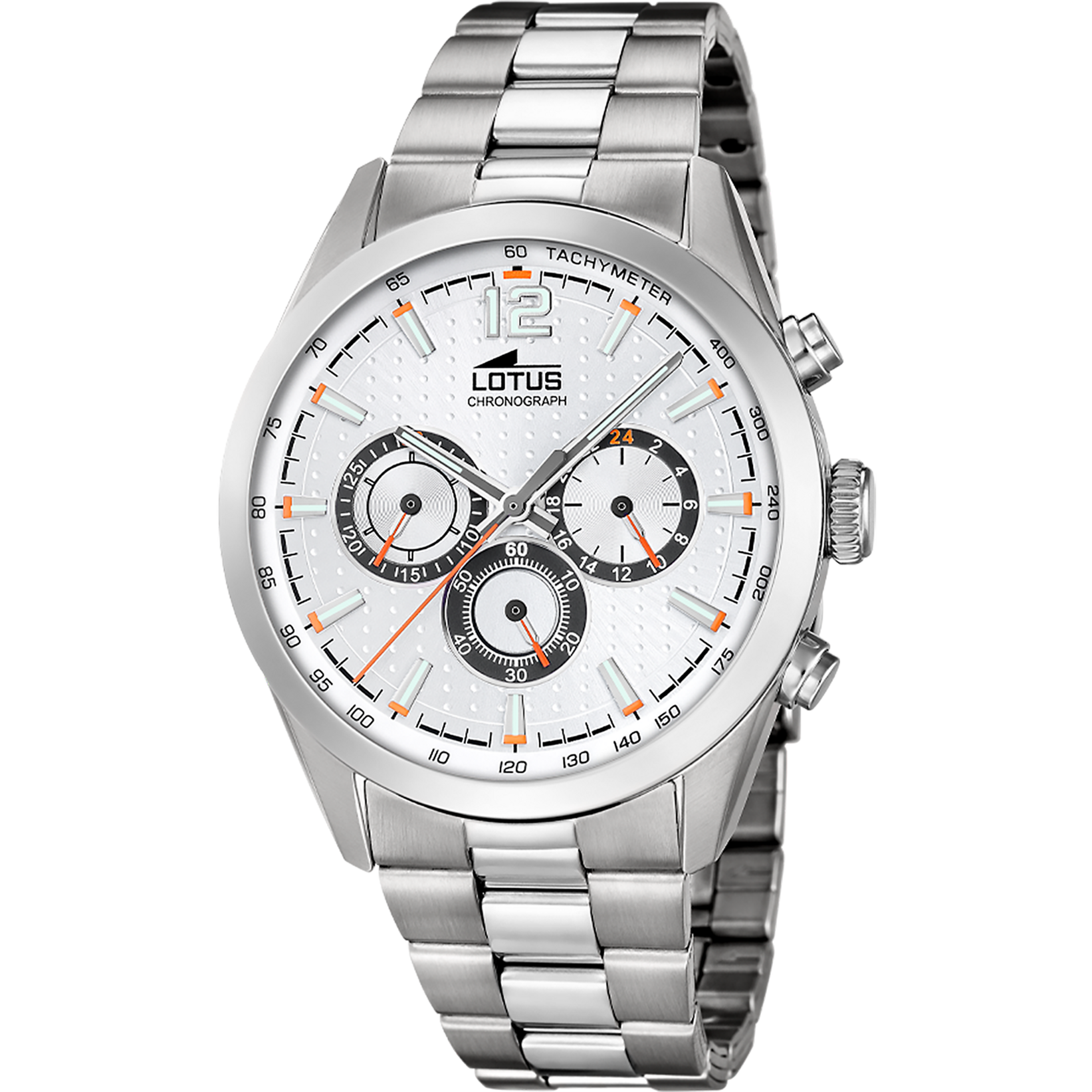 Relógio lotus 18152/a prata cinza pulsera de 316l de aço inoxidável, homem_PRODUCT