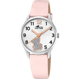 Relógio lotus junior collection 18406/f branco pulsera de couro, infantil_PRODUCT