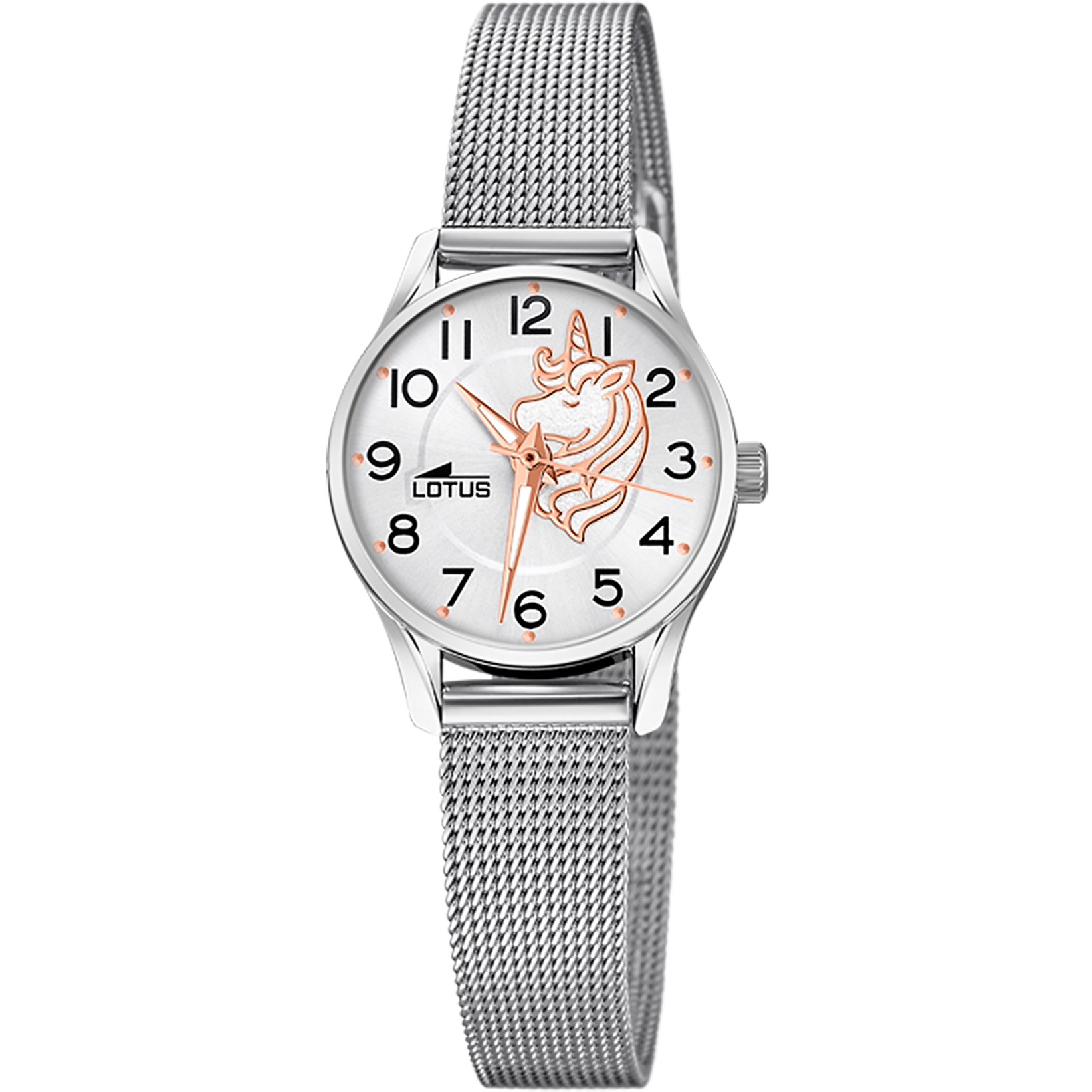 Relógio lotus 18571/e prata cinza pulsera de de aço inoxidável, infantil_PRODUCT