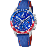 Relógio lotus junior collection 18581/4 azul pulsera de couro, infantil_PRODUCT